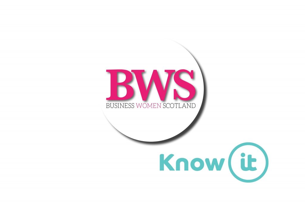 Image with Know-it logo and Business Women Scotland Logo