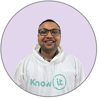 Photo of Nibesh, our Senior QA Engineer here at Know-it
