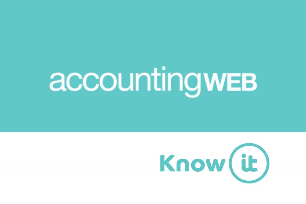 Know-it logo alongside Accountweb logo