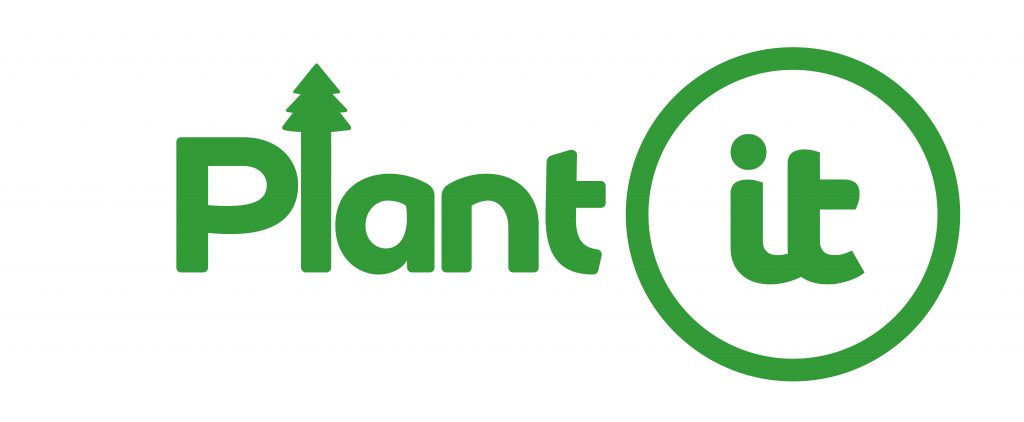 Plant-it logo for our tree planting initiative