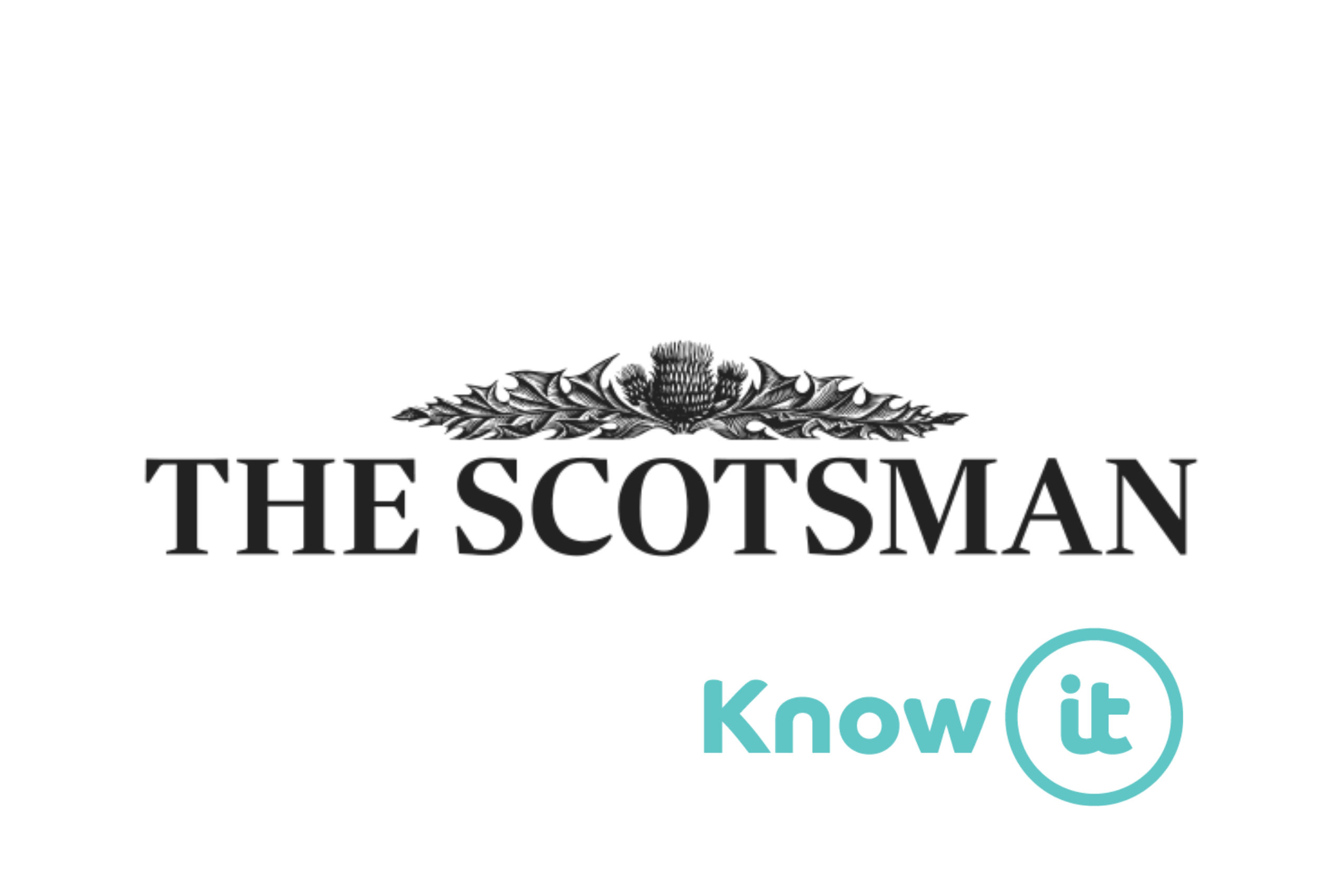Know-it logo with The Scotsman logo