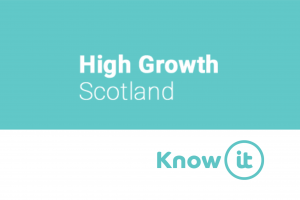 Know-it logo alongside High Growth Scotland logo