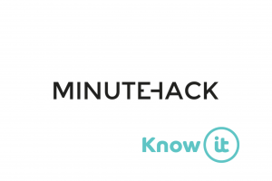 Minutehack logo alongside Know-it logo