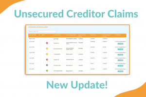 unsecured creditor claims update
